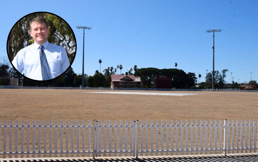 ALMOST READY: The new-look No. 1 Oval and (inset) DDCA president Jess Shanks. Photo: NICK GUTHRIE