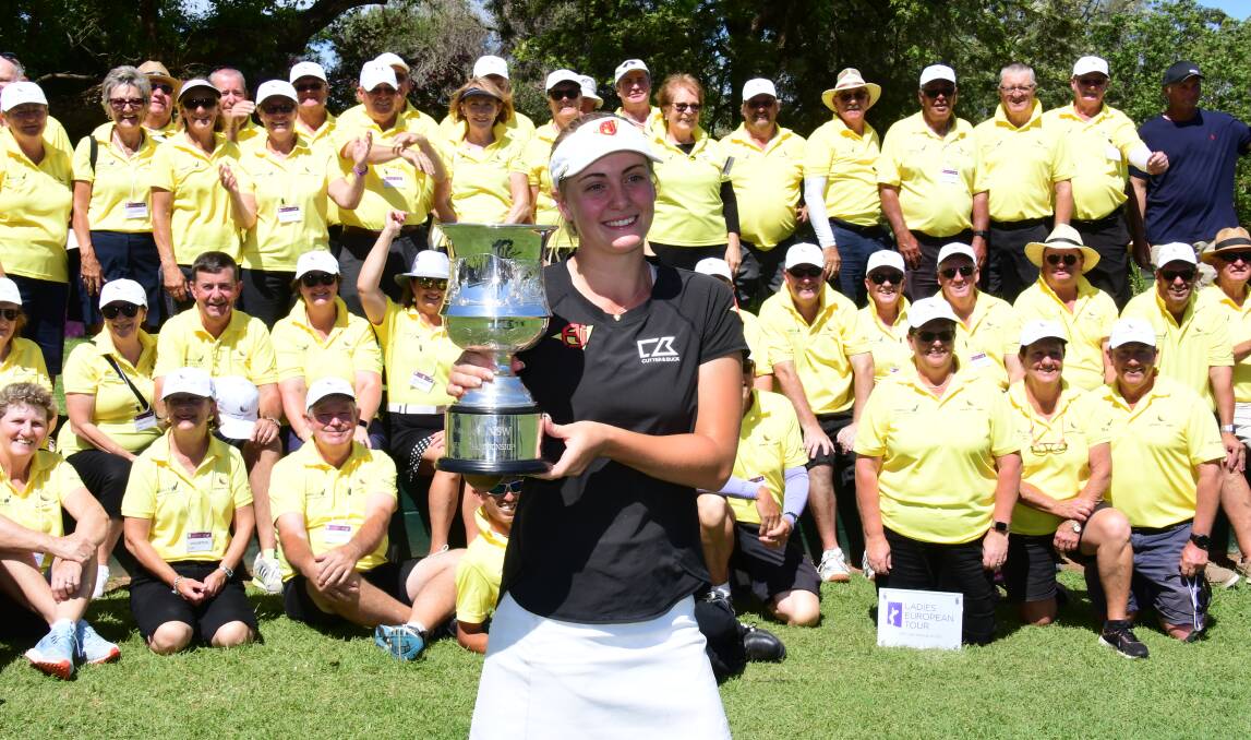 GO AGAIN: Dubbo Golf Club made headlines earlier this year when it hosted the NSW Women's Open, which was won by Sweden's Julia Engstrom. Photo: AMY McINTYRE
