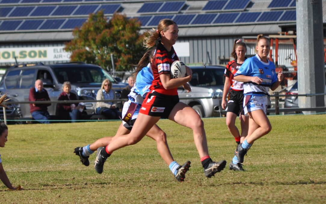 GO AGAIN: India Draper is one of only a few returning players in the Group 11 league tag side. Photo: NICK McGRATH