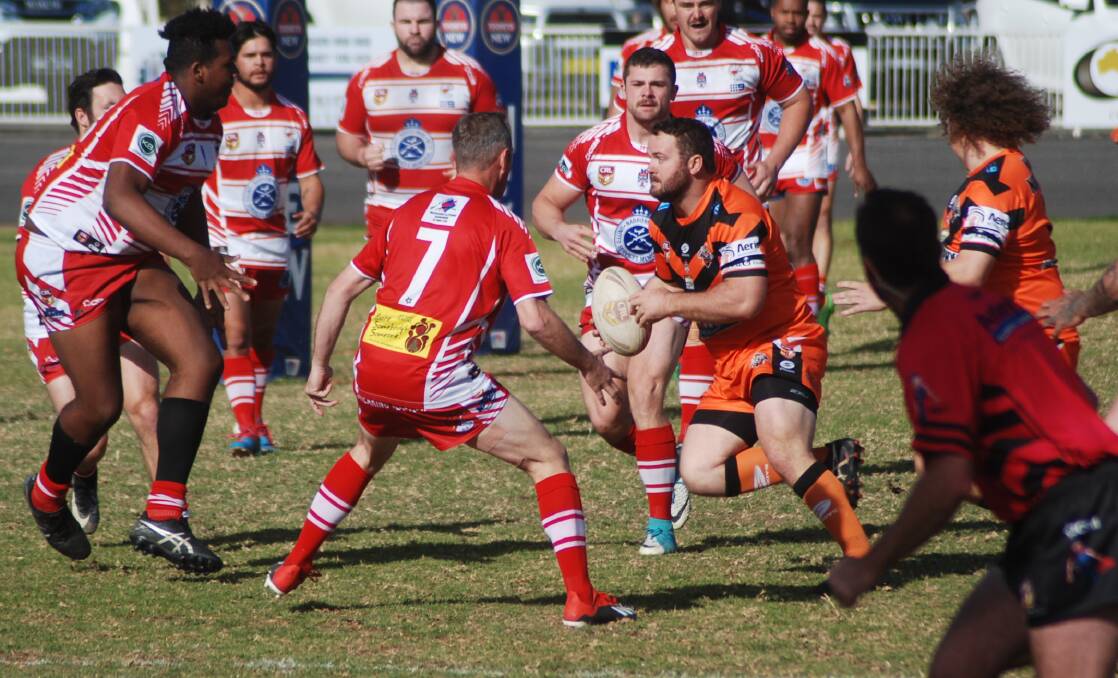 TALKING POINT: Jacob Neill in action for Nyngan against Narromine. Both clubs are certain to be discussed on Sunday. Photo: ZAARKACHA MARLAN