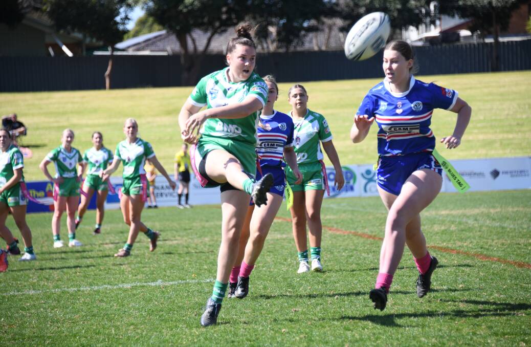 Dubbo CYMS captain Demi Wilson and her teammates won the Group 11 league tag grand final last weekend. Picture by Amy McIntyre