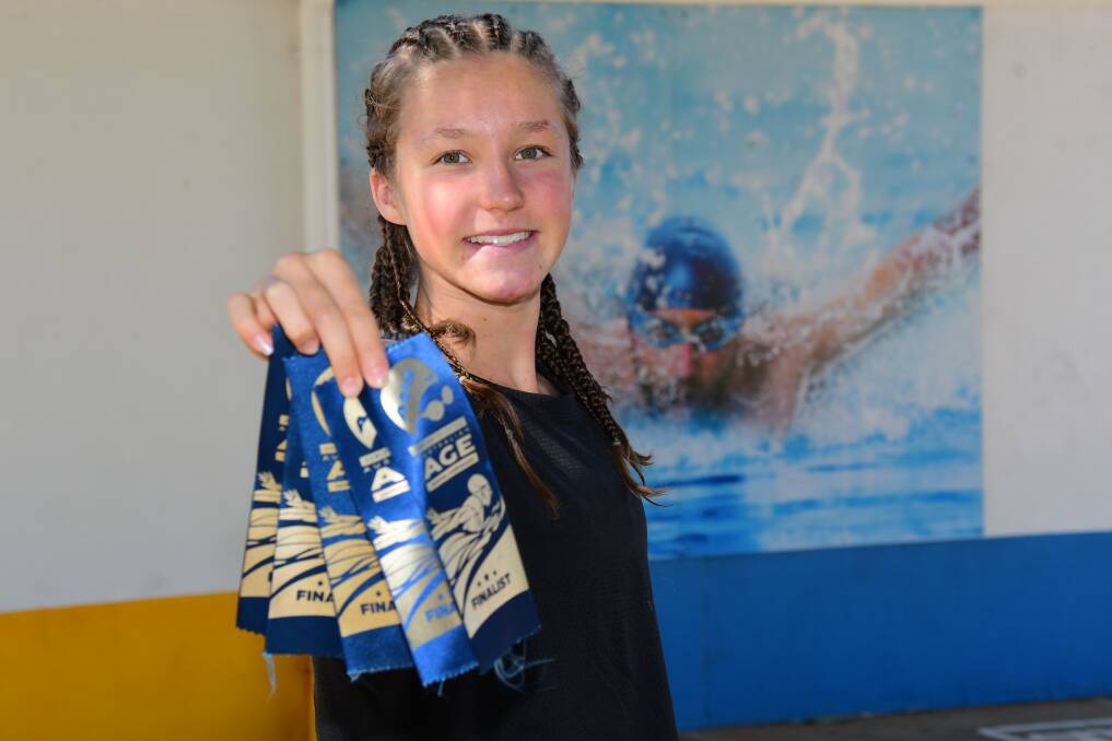 RISING STAR: Bianca Fuller is enjoying a hugely successful season in the pool. Photo: AMY McINTYRE