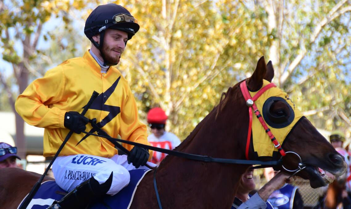 JOB TO DO: Jockey Jake Pracey-Holmes will ride three-year-old first-starter Here And Now at Cowra on Saturday for hometown trainer Ken Parsons. Photo: BELINDA SOOLE