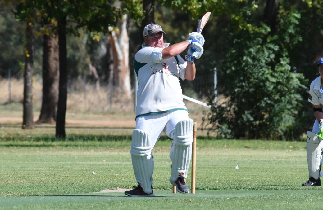 WHACK: Daniel Smith, pictured in action last season, starred for CYMS White on Saturday. Photo: AMY McINTYRE