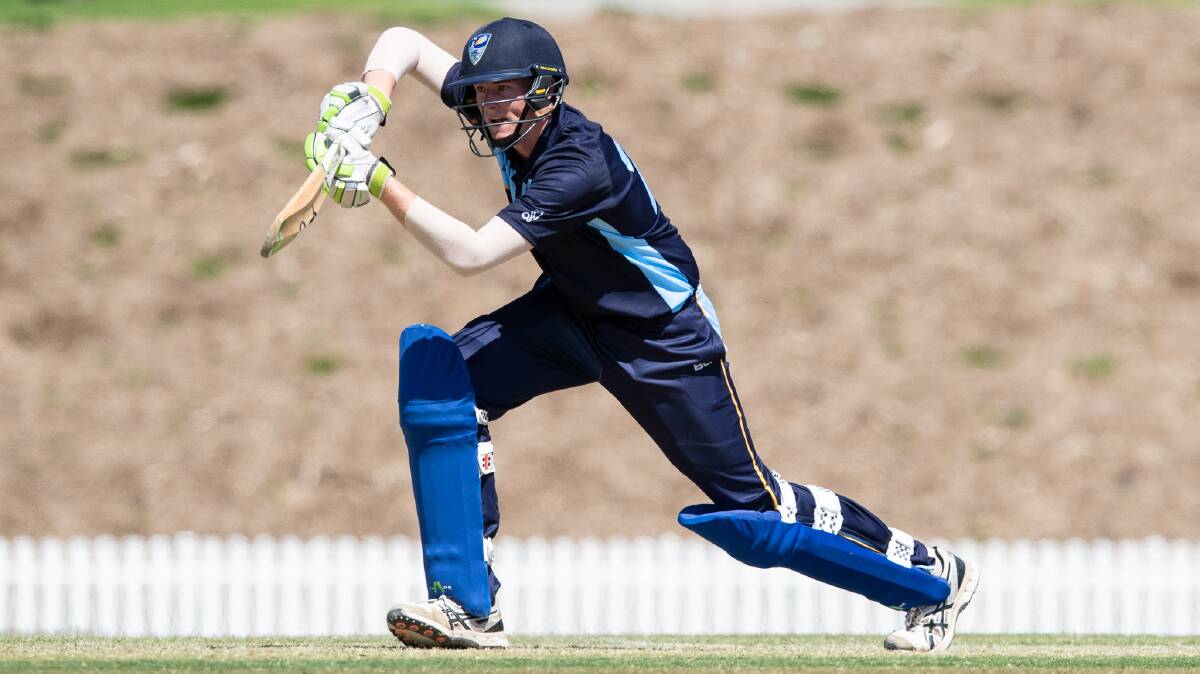 FINE FORM: Henry Railz was one of NSW Country/ACT's best performers during the run to the national title. Photo: BRODY GROGRAN/CRICKET AUSTRALIA