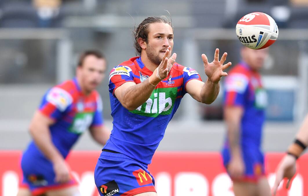 WAIITNG: Bayden Searle would have received plenty of time in the Canterbury Cup this year. Photo: NEWCASTLE KNIGHTS