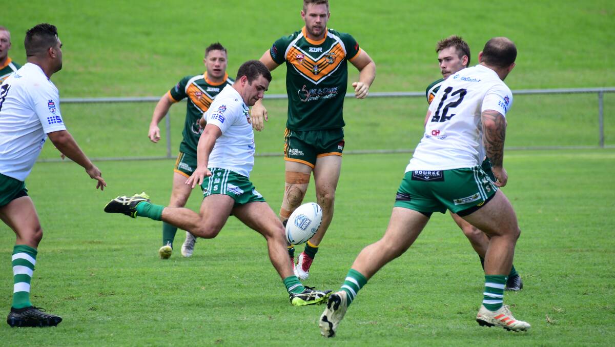 NOT BACK YET: Alex Bonham and Dubbo CYMS met Wyong in February but there has been very little rugby league since. Photo: AMY McINTYRE