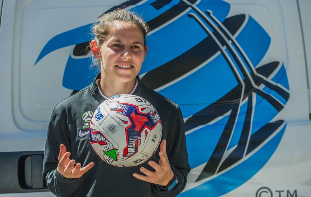 NO TO HOST: Ash Sykes helped put women's football on the map in Canberra so is disappointed to know no World Cup matches will be played in her city. Photo: KARLEEN MINNEY