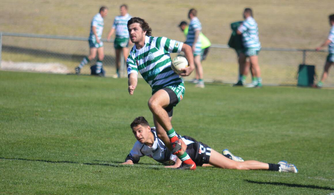 MAKE THE MOST OF IT: There were many players like Brock Larance last season who battled to secure big minutes regularly for CYMS' 18s side. Photo: NICK GUTHRIE