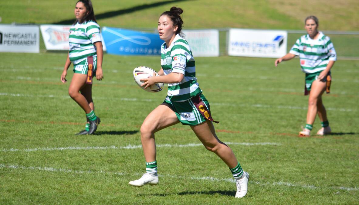 CHALLENGE ACCEPTED: Grace Pilon and her Dubbo CYMS teammates are out to maintain their unbeaten start to the season when they meet Parkes on Sunday. Photo: NICK GUTHRIE