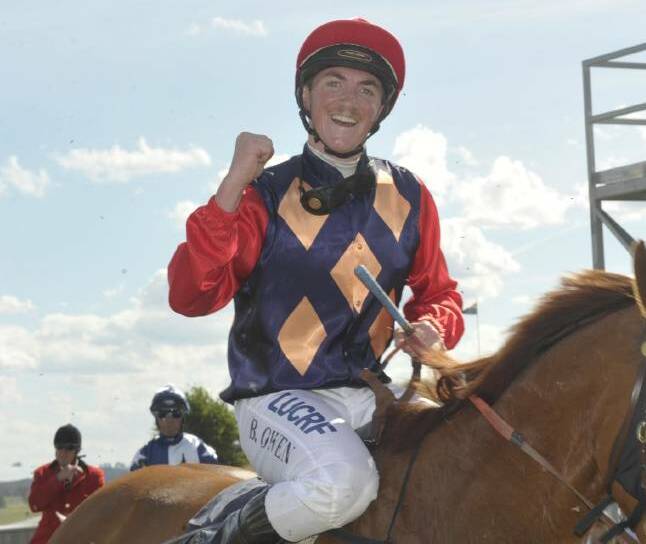 SUCCESS: Billy Owen rode Kinda Tangy to victory at Yass on Saturday. Photo: BRADLEY  PHOTOS