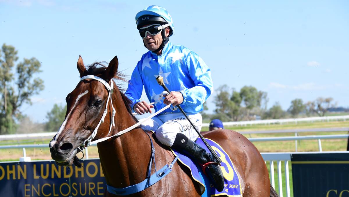 EPIC RESULT: Andrew Banks and Mr Epic return to the yard after winning at Coonamble. Photo: AMY McINTYRE