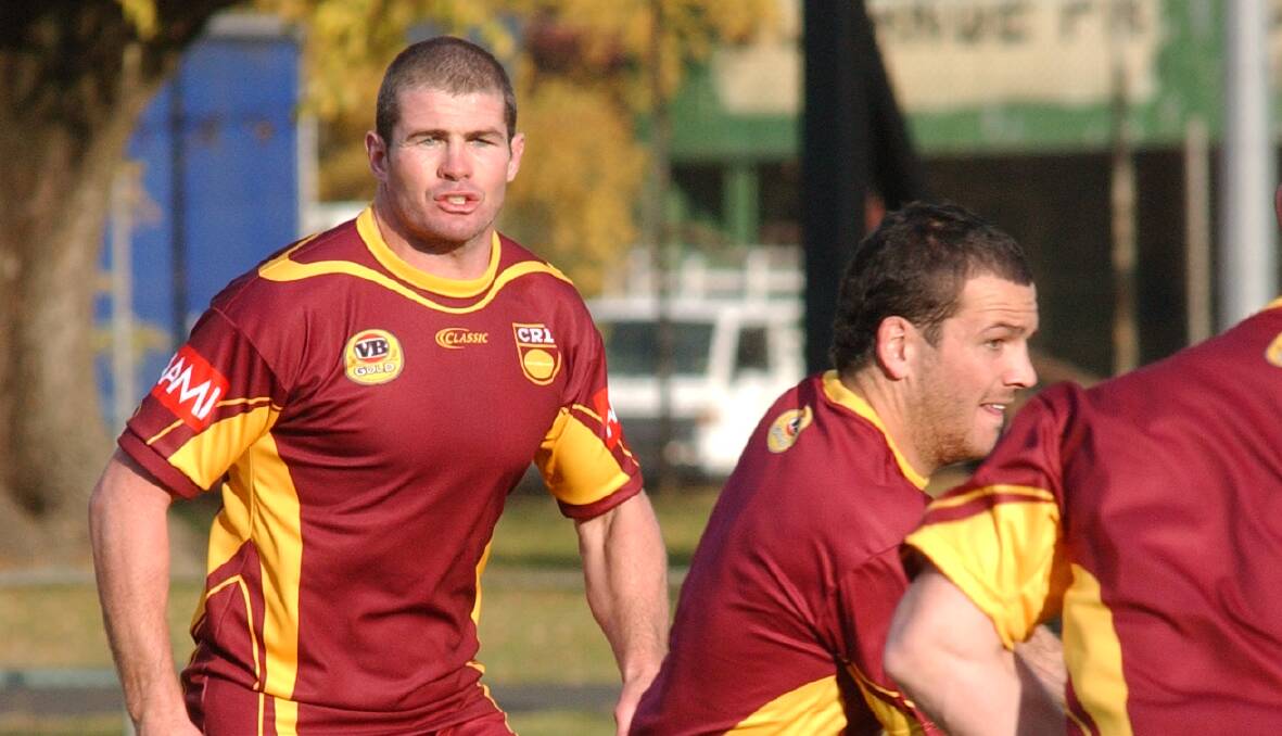TIMEWARP: Andrew Ryan training with Country back in 2009.