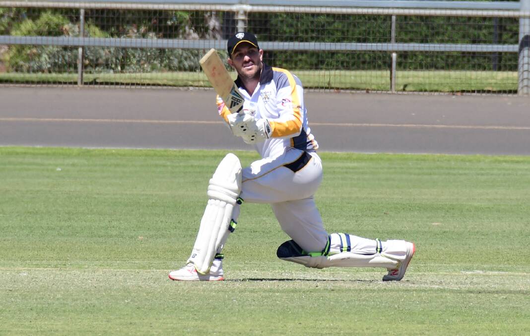 FORM: Doug Potter hits out for Newtown last weekend. Later this month he'll represent the Sydney Thunder. Photo: AMY McINTYRE