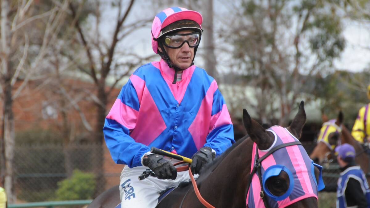 READY TO RIDE: Greg Ryan will be in the saddle for Dubbo trainer Garry Lunn at Bathurst on Friday. Photo: NICK GUTHRIE