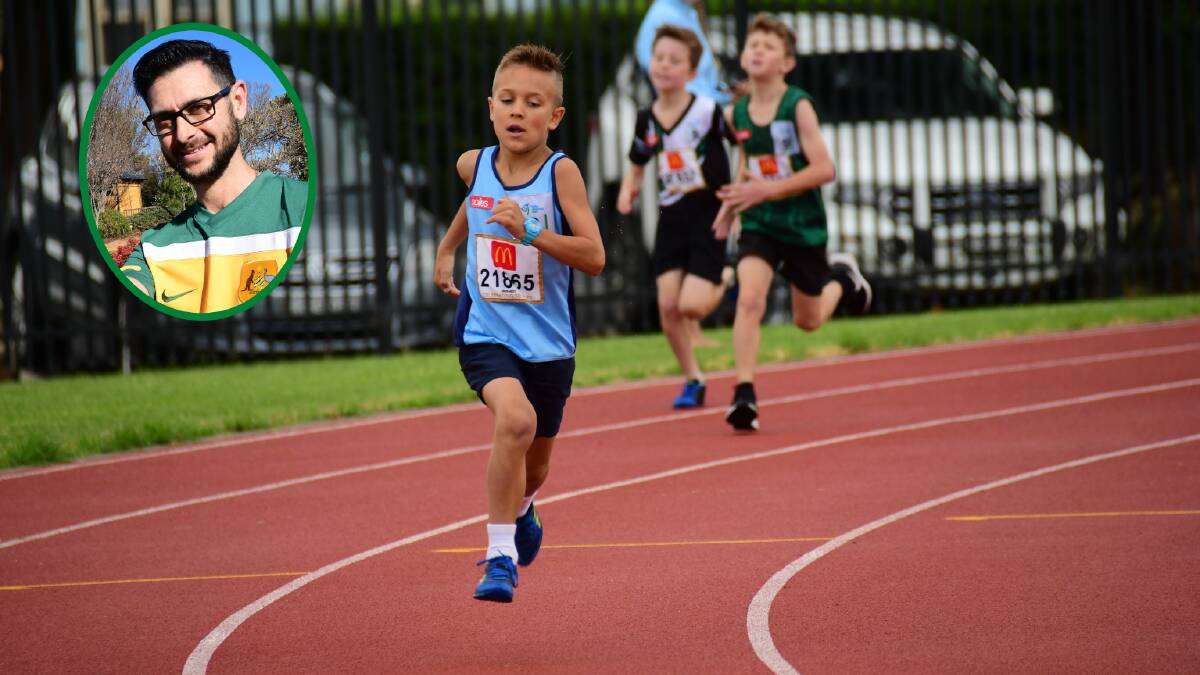 OPPORTUNITY: Young athletes have regularly raced at Barden Park but Steve Gamble (inset) would like to see international stars at the Dubbo facility. Photo: AMY McINTYRE