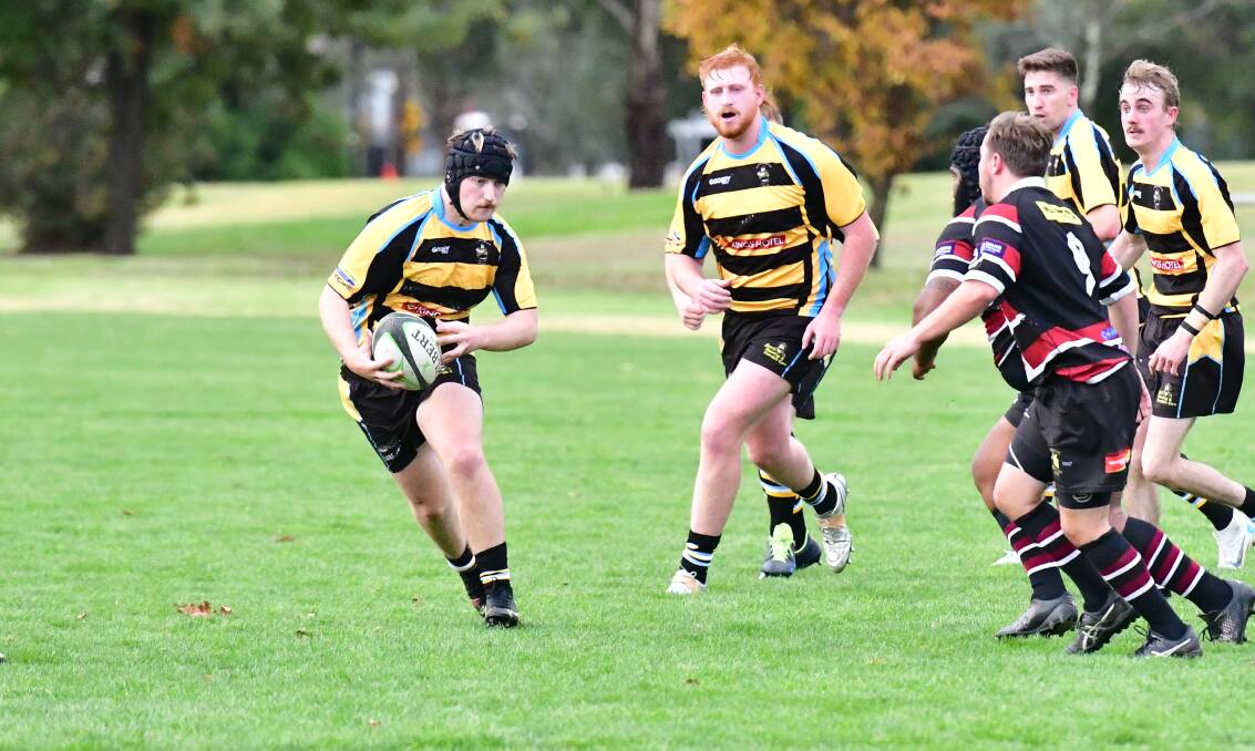 SPECIAL: CSU's win over Parkes last Saturday was Lachie Melville's first as CSU skipper. The back rower is hoping his men make it two in a row this weekend. Picture: Bradley Jurd