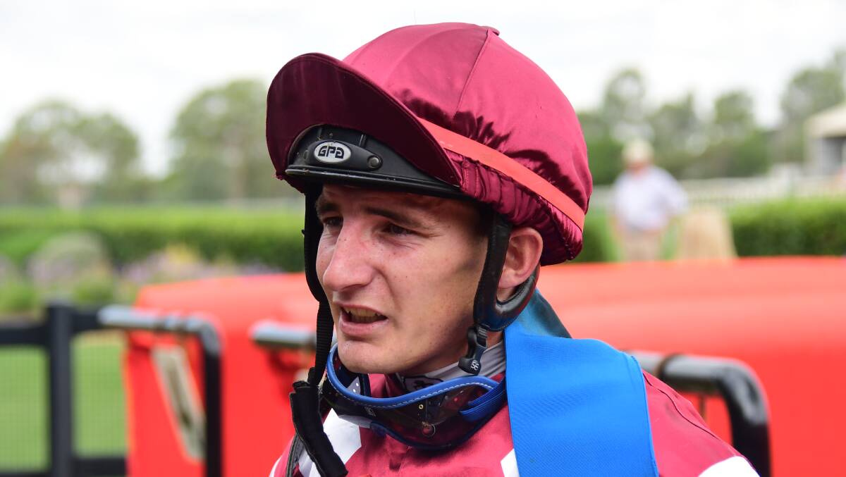 SUCCESS: Clayton Gallagher rode a winning treble at Dubbo Turf Club on Monday. Photo: AMY McINTYRE