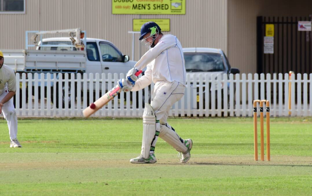 HITTING OUT: Dan Medway again proved one of the most destructive batsmen in Dubbo this season. Photo: AMY McINTYRE