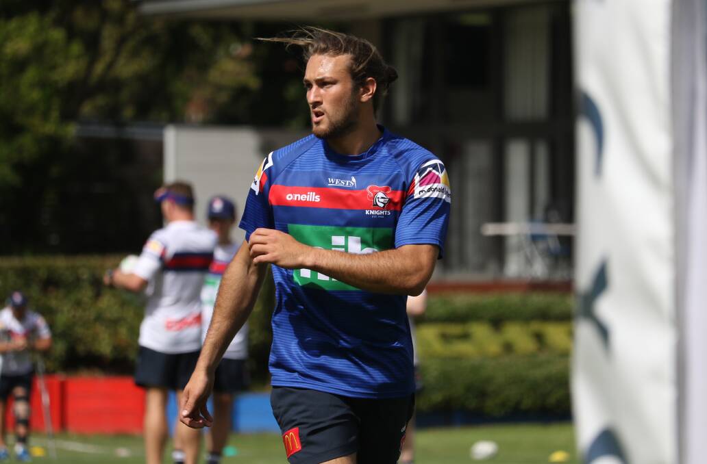 ON HIS WAY: Dubbo's Bayden Searle will be in action at Perth later this week. Photo: NEWCASTLE KNIGHTS