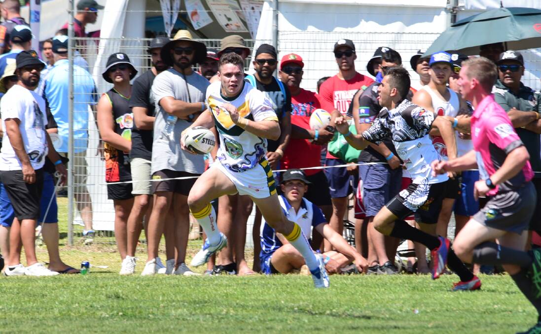 STARS SHINE: James Roberts was one of the many NRL players who took to the fields of Dubbo during the 2015 knockout. Photo: FILE