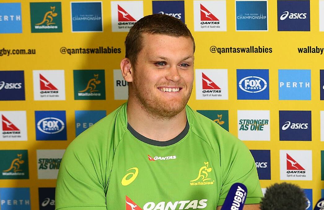 GREEN AND GOLD: Dubbo junior Tom Robertson has been named in the Wallabies squad for the Saturday's clash with Argentina. Photo: GETTY IMAGES
