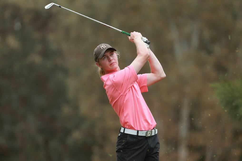 STEPPING UP: Lachie Jones will represent his state in April of this year. Photo: GOLF NSW