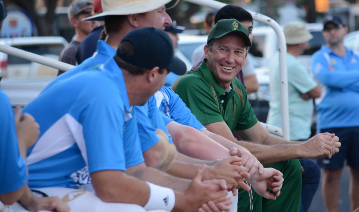 A huge crowd was on hand for Friday's charity T20 at No. 1. Photos: NICK GUTHRIE