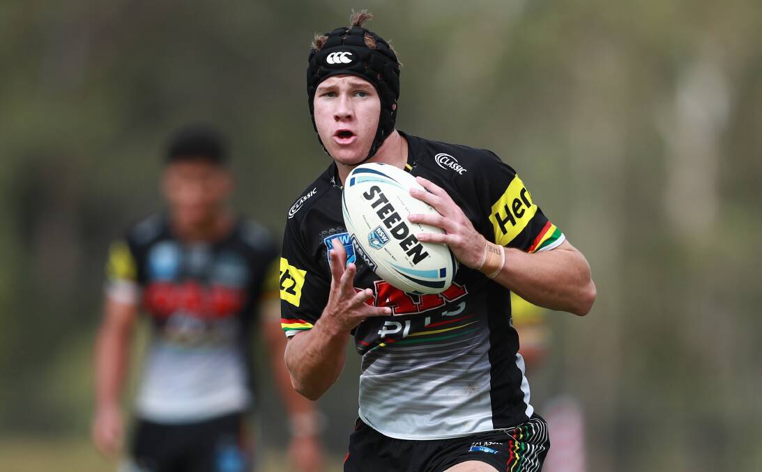 CHANCE: Matt Burton could make his NRL debut for the Penrith Panthers on Friday night. Photo: NRL PHOTOS