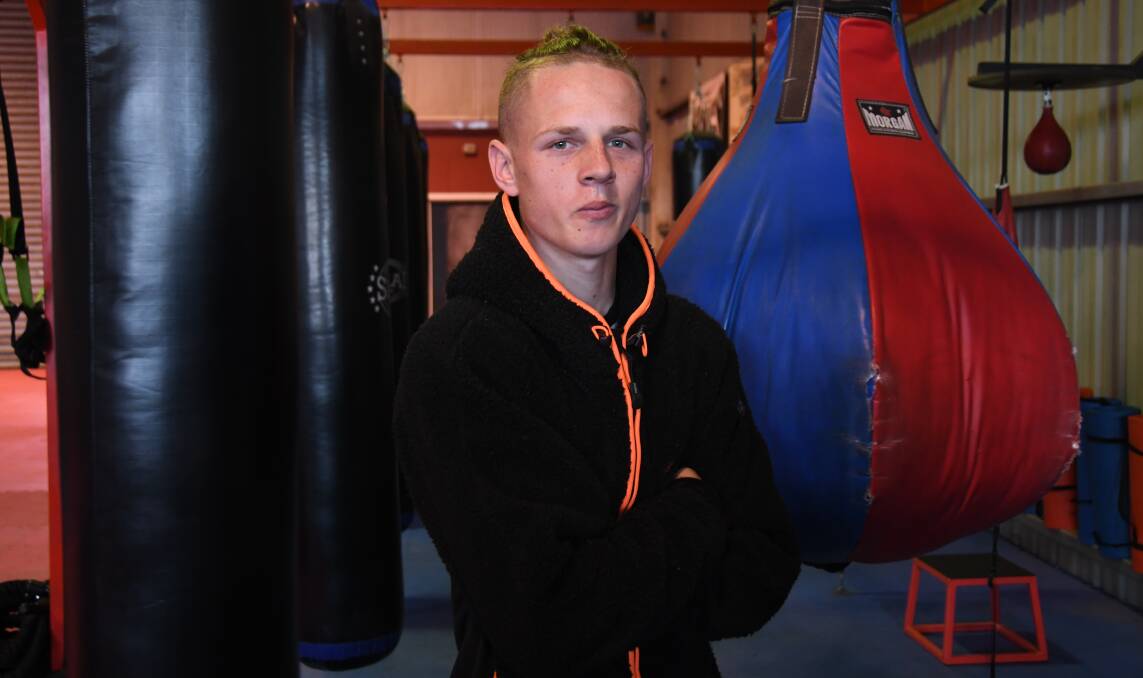 DISCIPLINE: While he trains in the gym every day, John Hill is involved in a lot more than boxing. Photo: BELINDA SOOLE