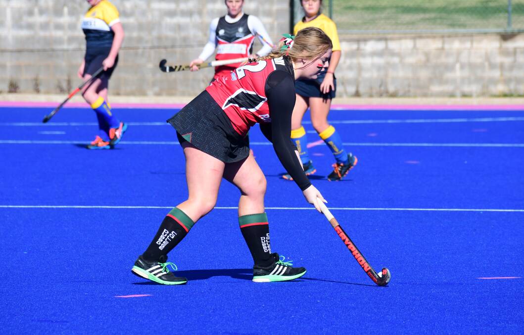 Ella Murray was part of Dubbo College's hockey team last year and she'll be part of the Astley Cup action again in the coming weeks. Picture: Belinda Soole