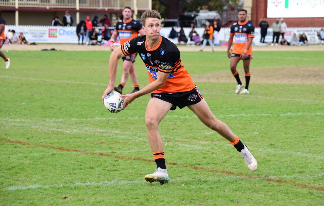 YOUNG GUN: Nyngan's Jak Jeffery has become one of the Tigers' best players in recent seasons. Picture: AMY MCINTYRE