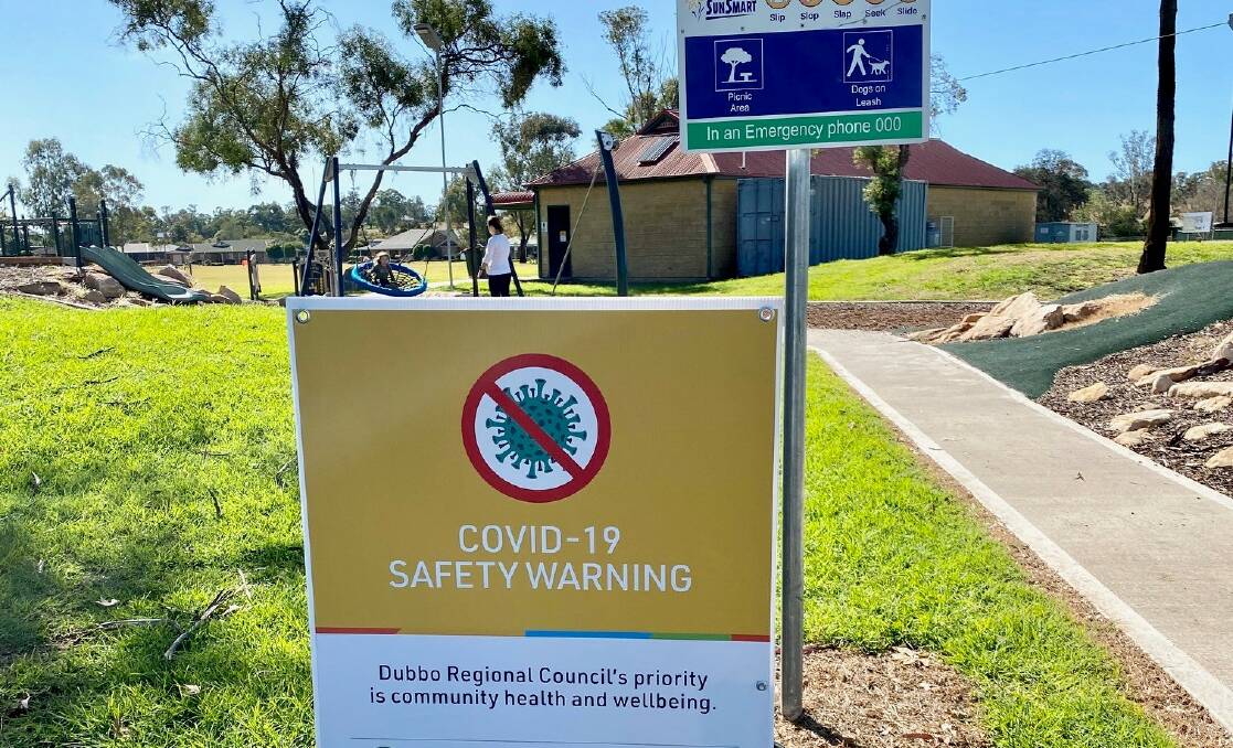 BACK ON: Signs like this have been commonplace around the region. Photo: DUBBO REGIONAL COUNCIL