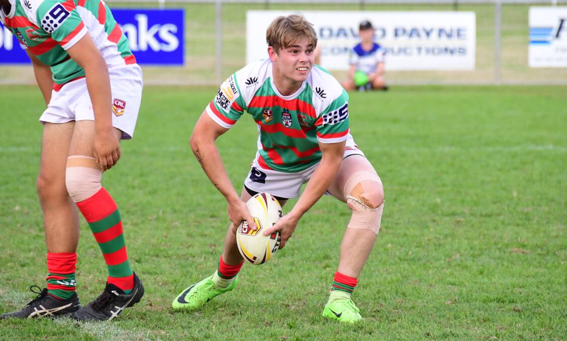PUTTING IN WORK: Kaidyn Mohr and the Rabbitohs take on Forbes this weekend. Photo: AMY McINTYRE