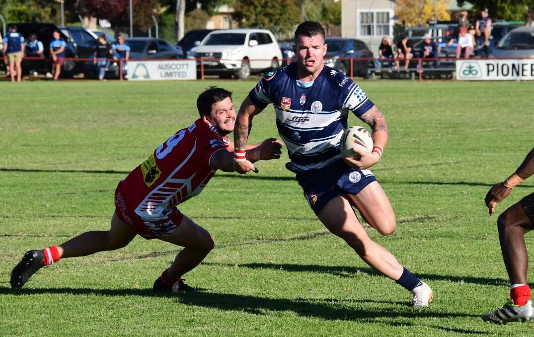 MOVING: Brad Spencer is one of a number of Macquarie players who has played numerous positions in his time at the club. Photo: AMY McINTYRE