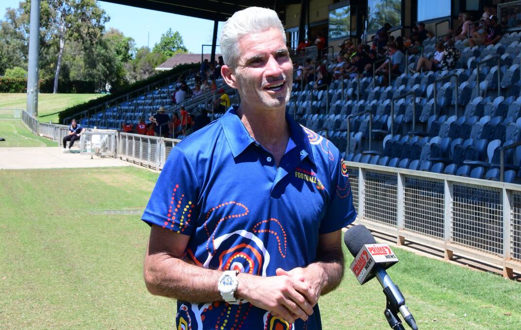 PROUD: Former Socceroo Craig Foster spoke about the importance of JMF while in Dubbo. Photo: BELINDA SOOLE