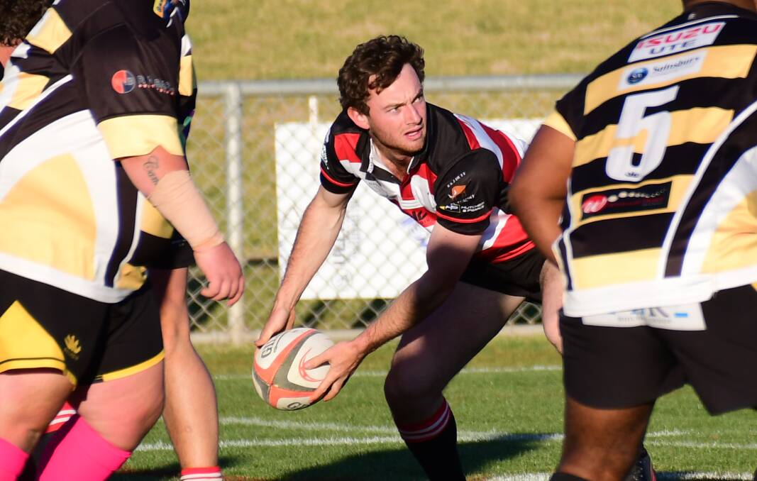 PROMISE SHOWN: Hughie Browning in action for the Gorillas at Dubbo earlier in the 2021 season. Photo: AMY McINTYRE