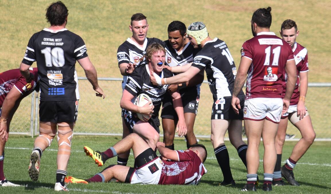 Forbes ran in 10 tries in Sunday's preliminary final. Photos: NICK GUTHRIE