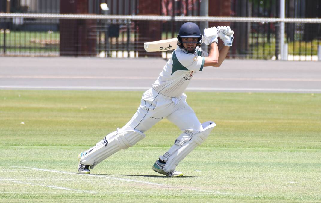 MAKING AN IMPACT: CYMS and Dubbo young gun Brock Larance has been chipping in for NSW early on at the National Indigenous Cricket Championship. Photo: AMY McINTYRE