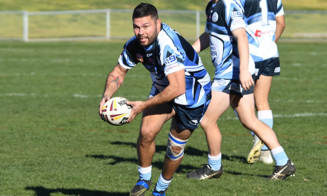 BACK IN BLUE: Chris Daley is expected to make his return for the Macquarie Raiders this weekend. Photo: AMY McINTYRE