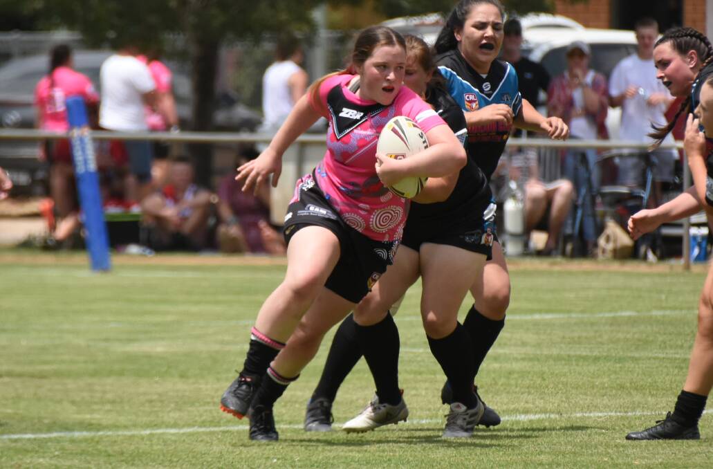 STRONG: Kaitlyn Andrews was one of the Goannas' best in the WWRL season and she's been rewarded with a spot in the Western squad. Photo: RENEE POWELL