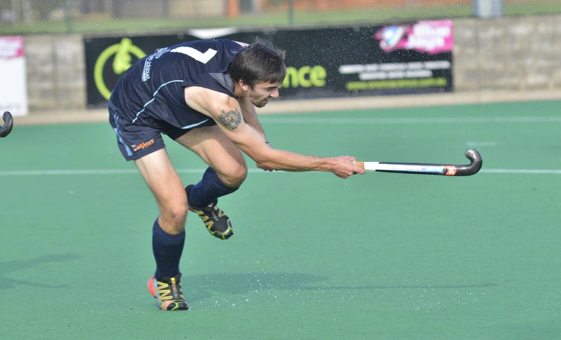 Matt Waters in action for the Dubbo Lions during the 2016 PLH season. File picture