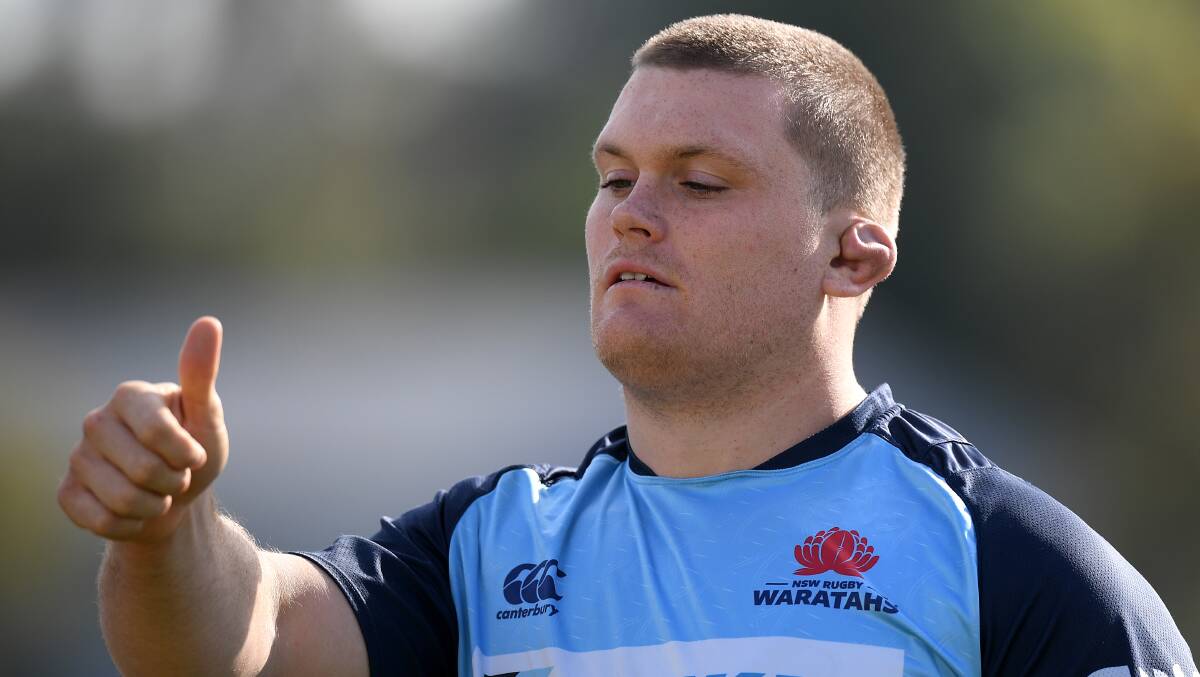 TALKING POINT: Tom Robertson's ear has become something of a sensation on the rugby scene. Photo: AAP/DAN HIMBRECHTS