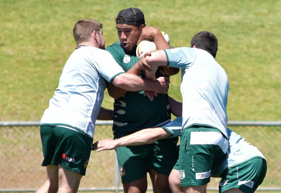The Western Rams were put through their paces on Sunday. Photos: JENNY KINGHAM