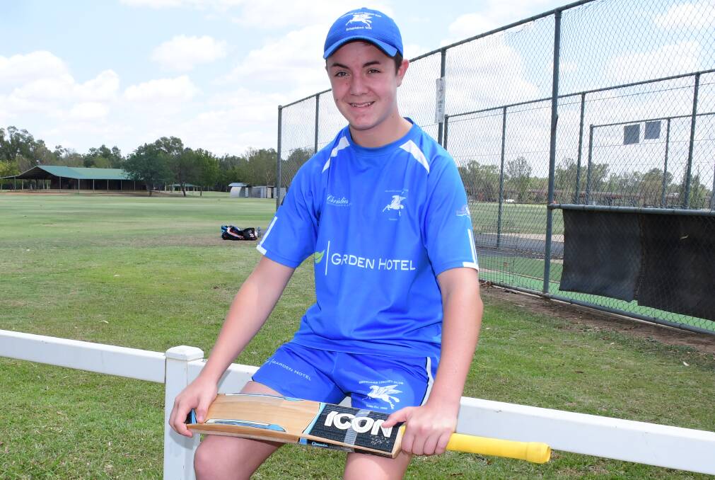 READY: Macquarie keeper-batsman Jack Fuller is one of many Dubbo juniors taking part in this week's State Challenge. Photo: AMY McINTYRE