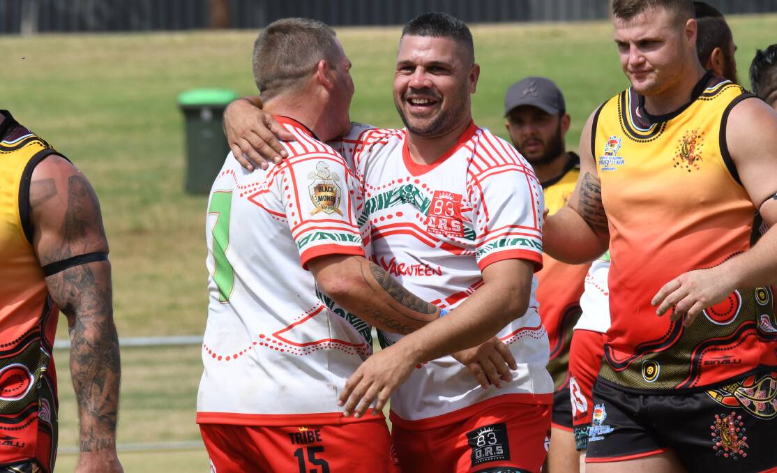 DRS Memorial claimed the National Indigenous Rugby League Championships title on Sunday. Photos: AMY McINTYRE