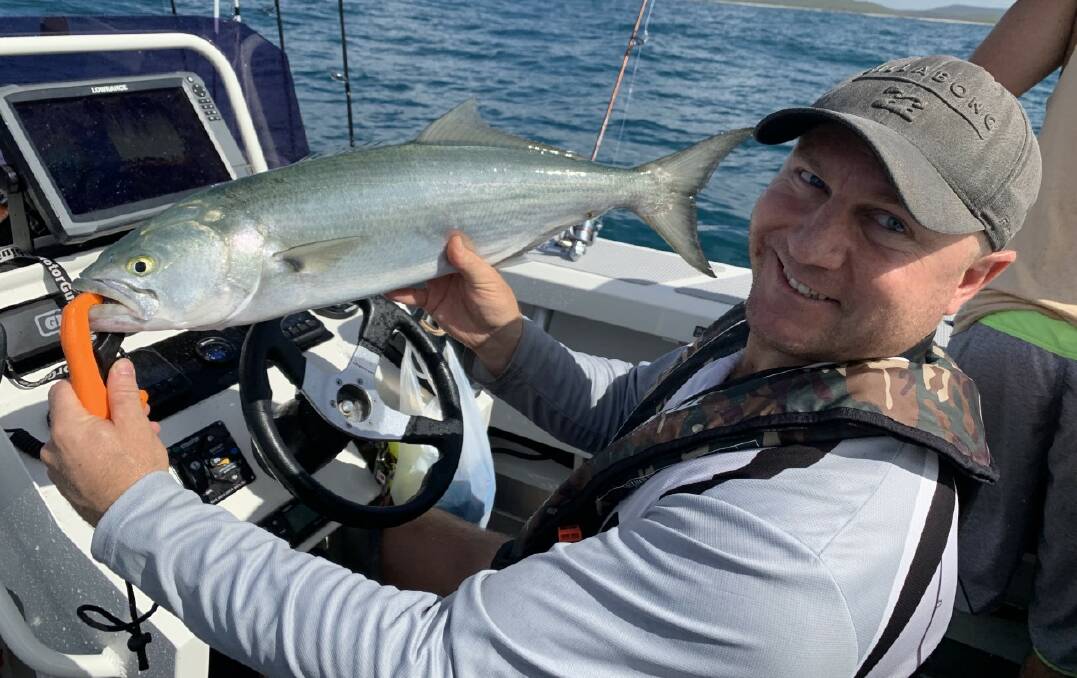 STILL GOING: NSW is allowing anglers, like Dallas Ridley, to fish at present, while Victoria has banned the recreation all together. Photo: CONTRIBUTED
