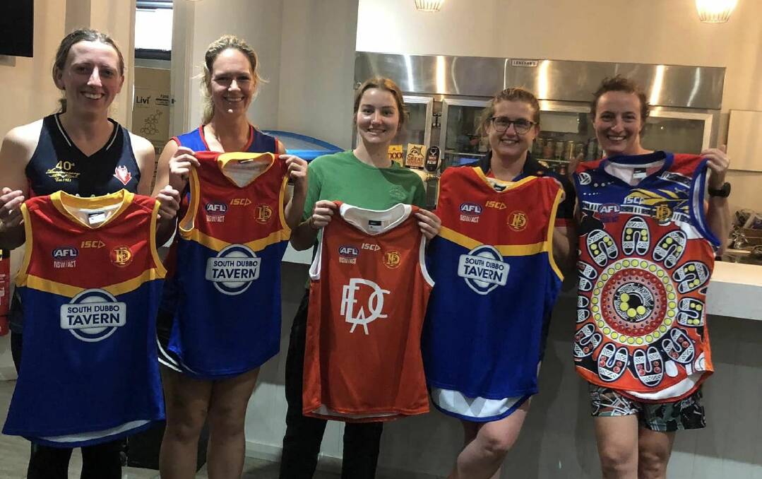 The Dubbo Demons women's leadership group. Picture supplied