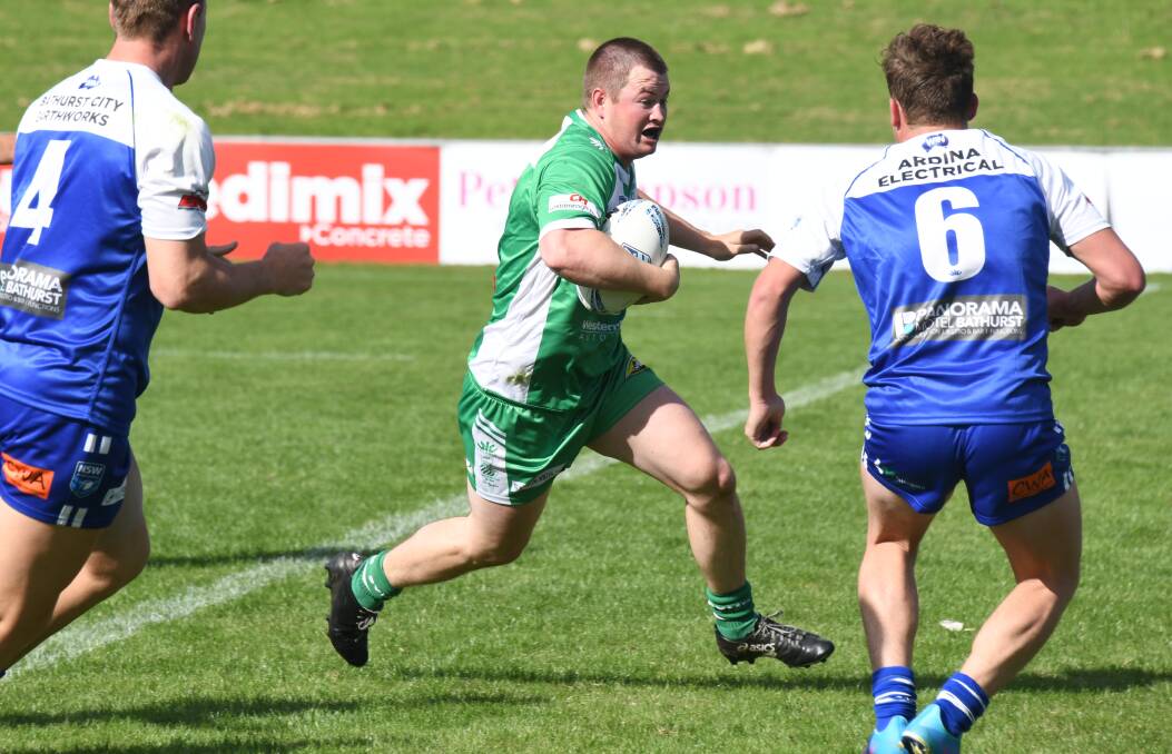 TAKE THEM ON: Ben Marlin's performance up front will be key for Dubbo CYMS at Forbes on Sunday. Picture: Amy McIntyre