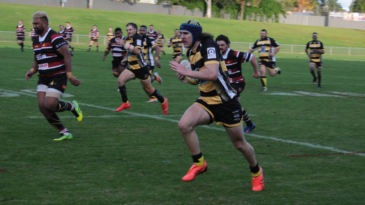 Gallery: Dubbo Rhinos v Parkes Boars at Apex Oval. Pictures: Nick Guthrie